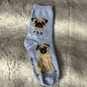 Pug crew socks